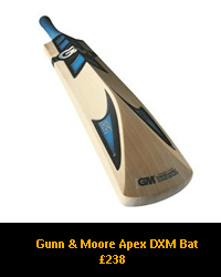 Buy online Gunn and Moore Apex DXM Cricket Bat
